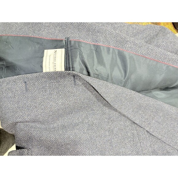Mens Sport Suit Top  Alexander Lloyd dark gray Blazer herringbone 100% wool 52 R - Picture 6 of 7